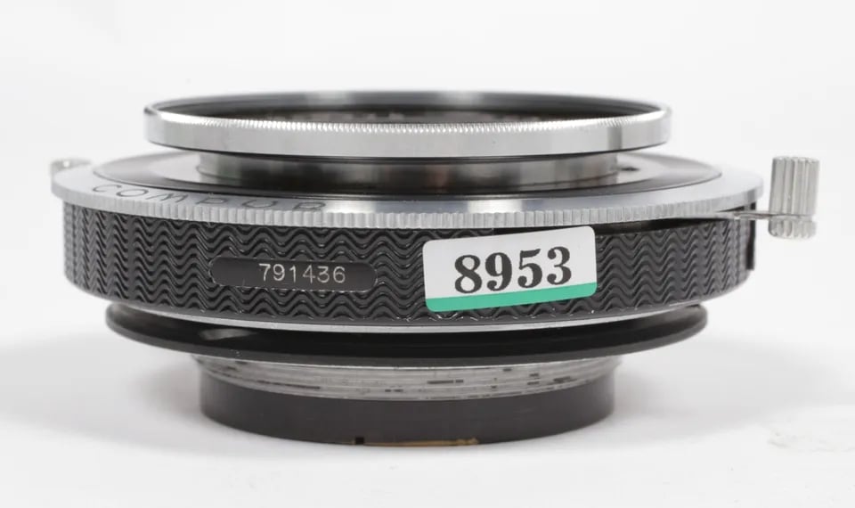 Schneider Angulon 165mm F6.8 in Compur #2 wide angle lens Schneider Angulon 165mm F6.8 in Compur #2 wide angle lens